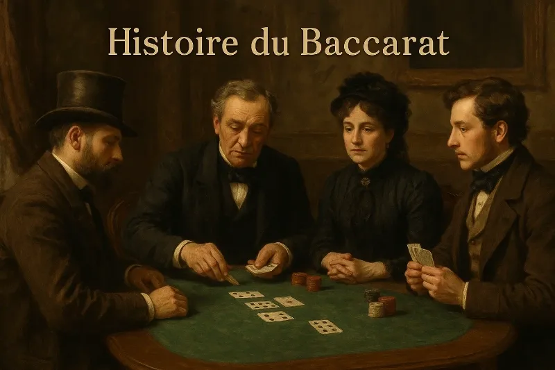 Histoire du baccara et essor bacarat casino