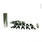 Sachet fixation - avec clips et raccords - pour plinthe de cuisine PVC - Alu - SOKLEO
