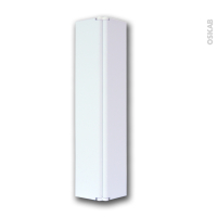 Raccord de plinthe de cuisine - Jonction d'angle ou droite - Hauteur 15 cm - Blanc brillant - SOKLEO
