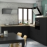 #Plinthe N°101 Noir mat <br />L220 x H17 x P1,3 cm 