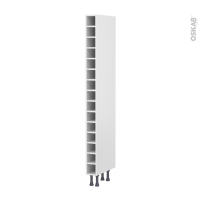 Colonne de cuisine N°98 - Armoire étagère - L15 x H195 x P58 cm