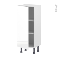 Meuble de cuisine - Bas - BORA Blanc - 1 porte - L40 x H92 x P37 cm