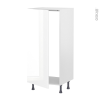 Colonne de cuisine N°27 - Armoire frigo encastrable - BORA Blanc - 1 porte - L60 x H125 x P58 cm