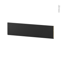 Plinthe N°100 - Frêne noir - L220 x H15 x P1,3 cm