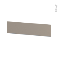Plinthe N°100 - Taupe mat - L220 x H15 x P1,3 cm