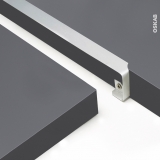Profil jonction d'angle alu - Plan de travail - 38mm - Bord droit - PLANEKO
