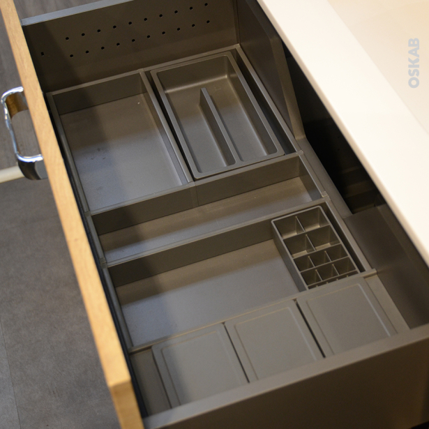 Organisateur de tiroir Kit de rangement n°12 <br />L80 x P50 cm, HAKEO 